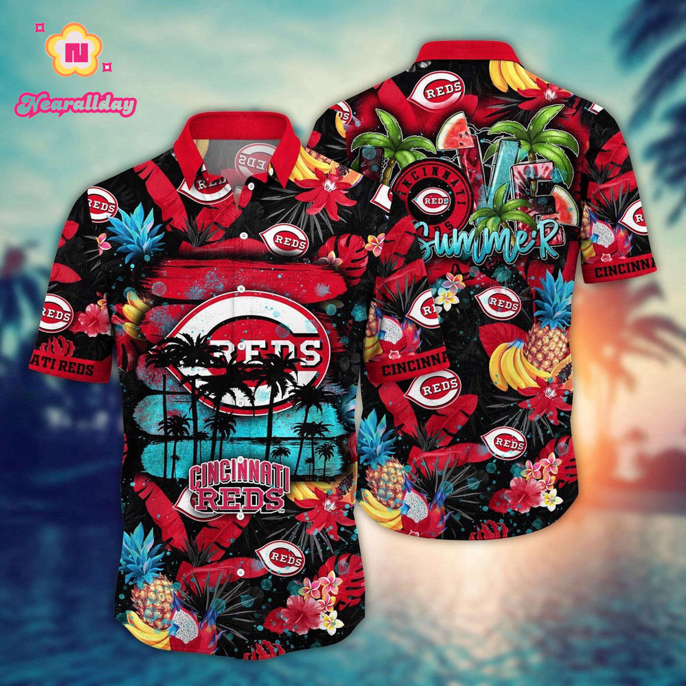 MLB Cincinnati Reds Hawaiian Shirt – Perfect Style for Sports Fans MLB Cincinnati Reds Hawaiian Shirt – Perfect Style for Sports Fans