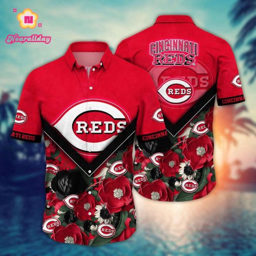 MLB Cincinnati Reds Hawaiian Shirt: Perfect Summer Swing for Sport Fans