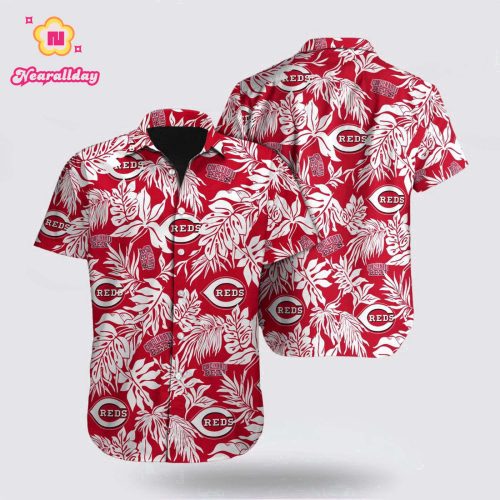 MLB Cincinnati Reds Hawaiian Shirt: Tropical Fan Favorite for Baseball Enthusiasts