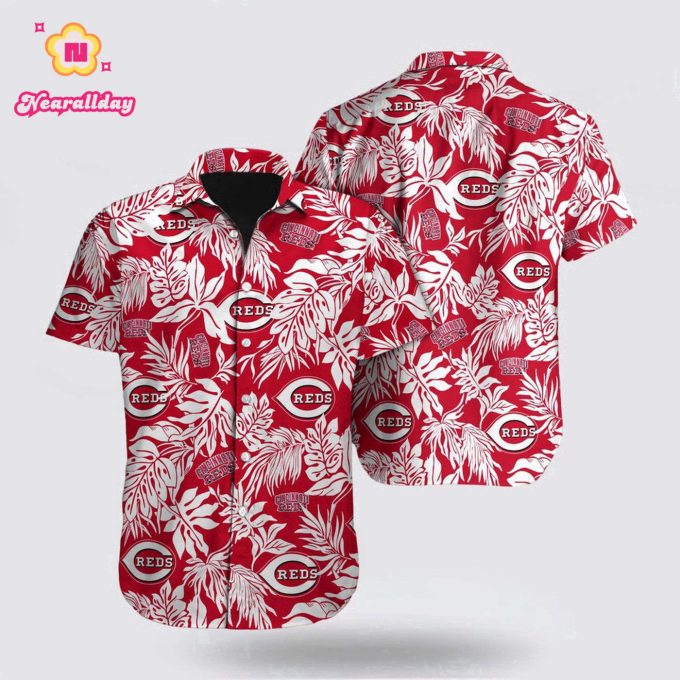 MLB Cincinnati Reds Hawaiian Shirt: Tropical Fan Favorite for Baseball Enthusiasts