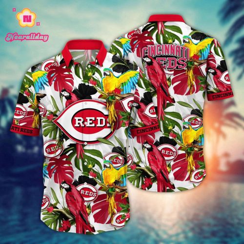 MLB Cincinnati Reds Hawaiian Shirt: Victory In Bloom Gift For Fans