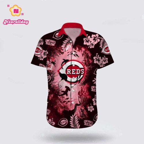 MLB Cincinnati Reds Hawaiian Shirt: Energize Your Summer with Fan-Favorite Gear!