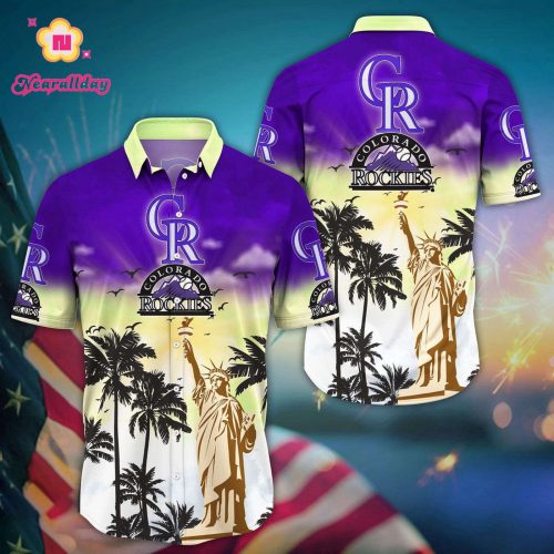 MLB Colorado Rockies Hawaii Shirt: Sunrise To Sunset for Stylish Fans