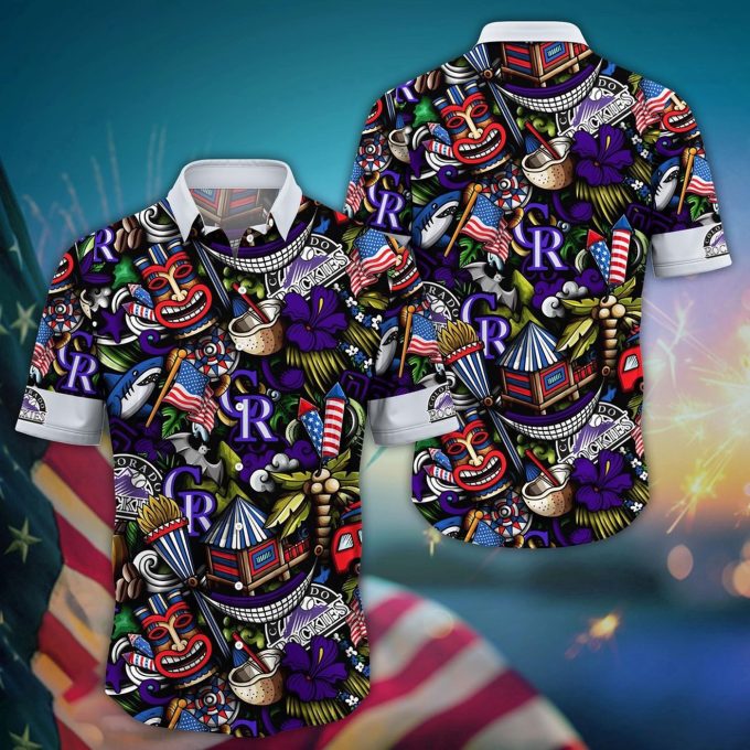 MLB Colorado Rockies Hawaii Shirt: Vibrant Aloha for Cool Fans