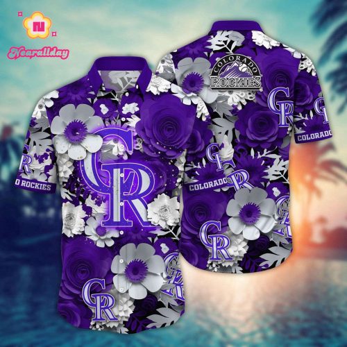 MLB Colorado Rockies Hawaiian Shirt - Diamond Dreams for Sport Fans