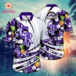 MLB Colorado Rockies Hawaiian Shirt: Flower Bloom Glory for Fans
