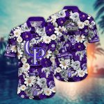 MLB Colorado Rockies Hawaiian Shirt: Floral Fusion Fashion for Fans