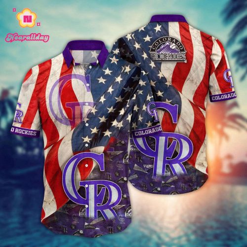 MLB Colorado Rockies Hawaiian Shirt: Floral Swing Fan Fashion