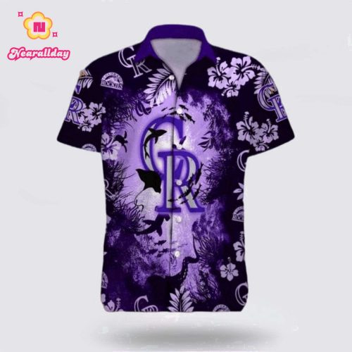 MLB Colorado Rockies Hawaiian Shirt – Dive into Fan-Favorite Tropical Style!