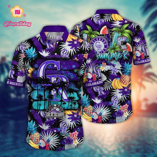 MLB Colorado Rockies Hawaiian Shirt - Perfect Style for Sports Fans