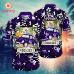 MLB Colorado Rockies Hawaiian Shirt: Stay Cool in Summer Heatwave! Perfect for Sports Fans