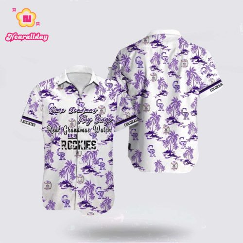 MLB Colorado Rockies Hawaiian Shirt: Fan Favorite with Palm Trees