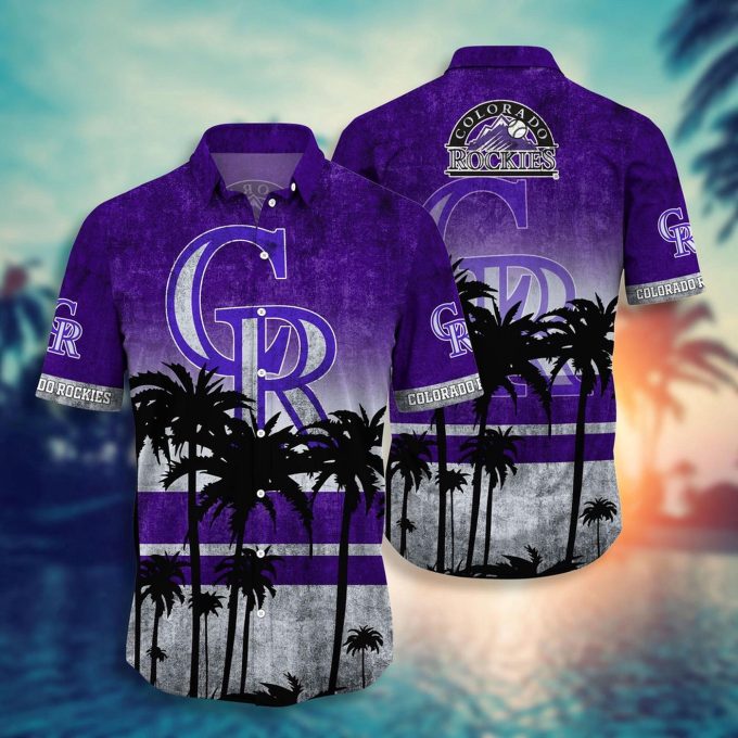 MLB Colorado Rockies Hawaiian Shirt – Swing in Style for Fans
