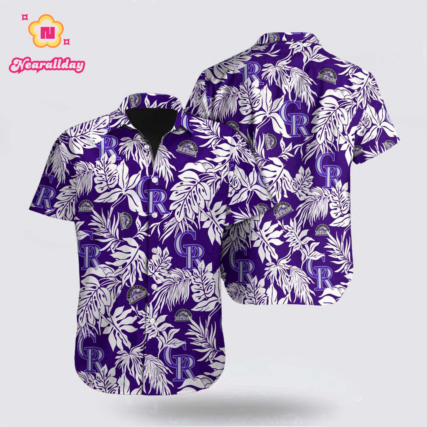 MLB Colorado Rockies Hawaiian Shirt – Tropical Fan Apparel MLB Colorado Rockies Hawaiian Shirt – Tropical Fan Apparel