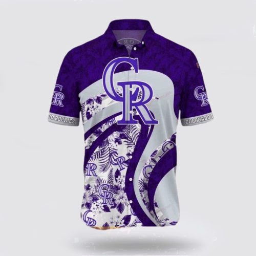 MLB Colorado Rockies Hawaiian Shirt – Turn Heads at the Beach with Fan Fashion
