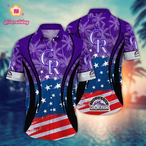 MLB Colorado Rockies Hawaiian Shirt - Vibrant Aloha for Stylish Fans