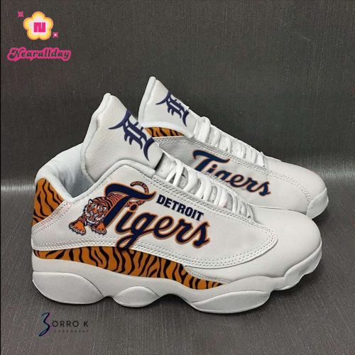 MLB Detroit Tigers Air Jordan 13 Shoes V5- Unisex Shoes Gift
