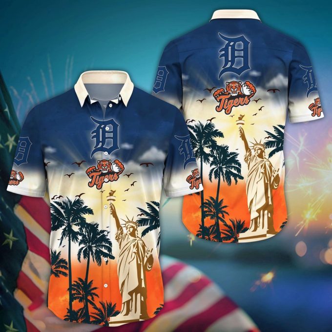 MLB Detroit Tigers Hawaiian Shirt: Sunrise to Sunset for Stylish Fans
