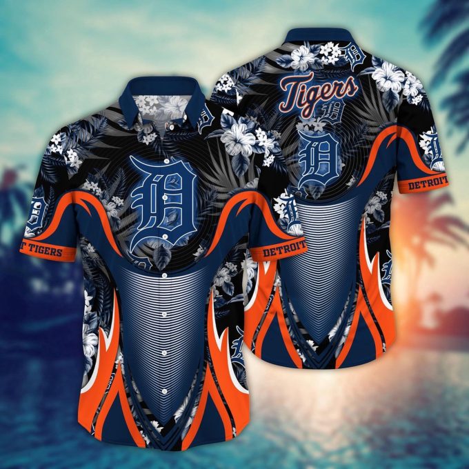 MLB Detroit Tigers Hawaiian Shirt: Grandstand Glamour for Fans
