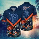 MLB Detroit Tigers Hawaiian Shirt: Perfect Summer Swing for Sport Fans