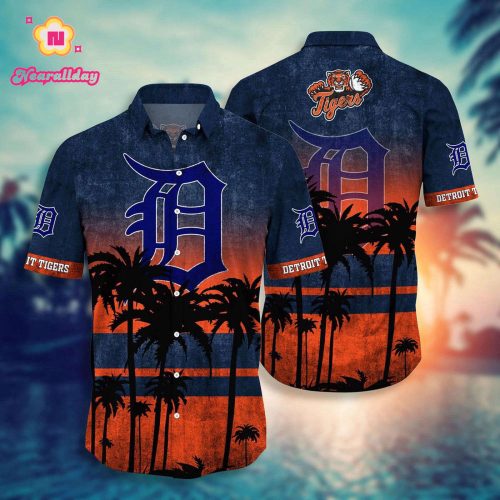 MLB Detroit Tigers Hawaiian Shirt: Swing in Style for Fans