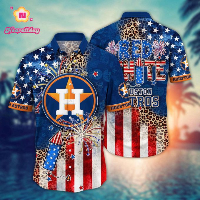 MLB Houston Astros Independence Day Hawaii Shirt – Vibrant Aloha for Cool Fans
