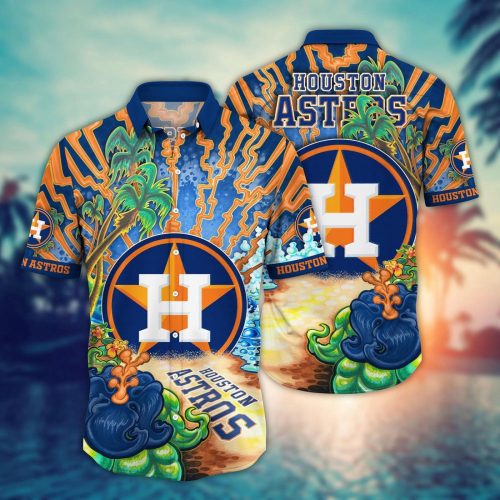 MLB Houston Astros Hawaiian Shirt: Diamond Dreamscape for Sports Fans