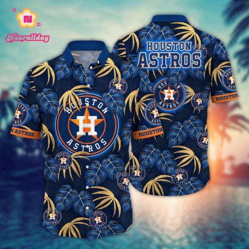 MLB Houston Astros Hawaiian Shirt: Floral Symphony Fan Gift