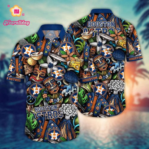 MLB Houston Astros Hawaiian Shirt: Flower Strike Fan Style Statement