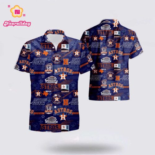 MLB Houston Astros Hawaiian Shirt – Dive into the Sea Breeze Fanwear