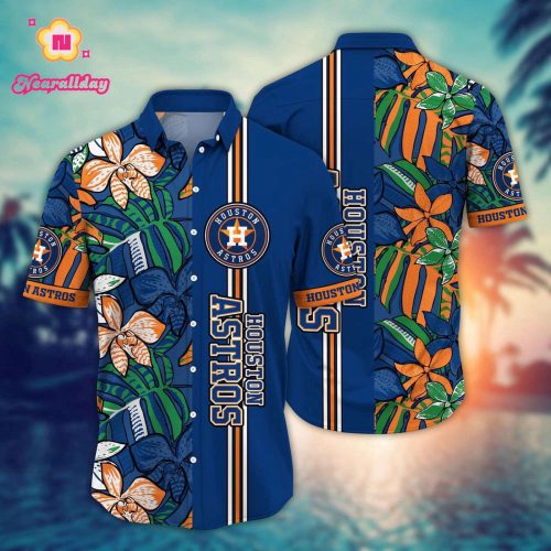 MLB Houston Astros Hawaiian Shirt: Summer Swirl Fan Gift