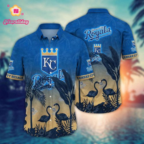 MLB Kansas City Royals Hawaiian Shirt - Sunset Chase Gift For Fans