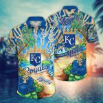 MLB Kansas City Royals Hawaiian Shirt: Diamond Dreamscape for Sports Fans