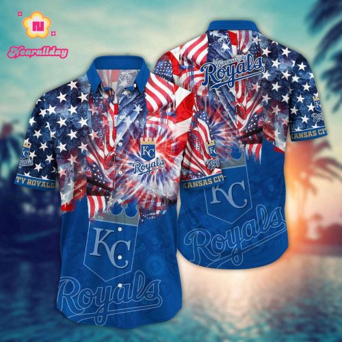 MLB Kansas City Royals Hawaiian Shirt - Game Day Aloha Style for Fans