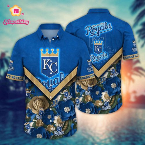 MLB Kansas City Royals Hawaiian Shirt: Perfect Summer Gear for Sports Fans