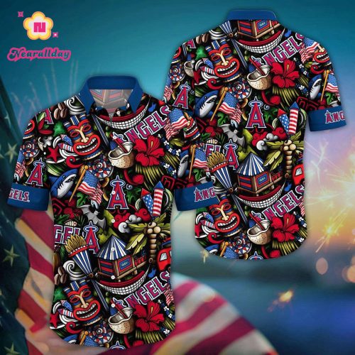 Los Angeles Angels MLB Hawaii Shirt: Vibrant Aloha for Cool Fans
