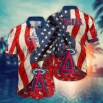 MLB Los Angeles Angels Hawaiian Shirt – Swing into Hawaiian Chic for Fans!