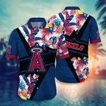 MLB Los Angeles Angels Hawaiian Shirt: Swing into Sunset with Fans!