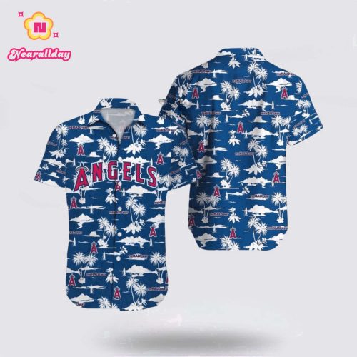 MLB Los Angeles Angels Hawaiian Shirt – Summer Fanwear for a Stylish Look