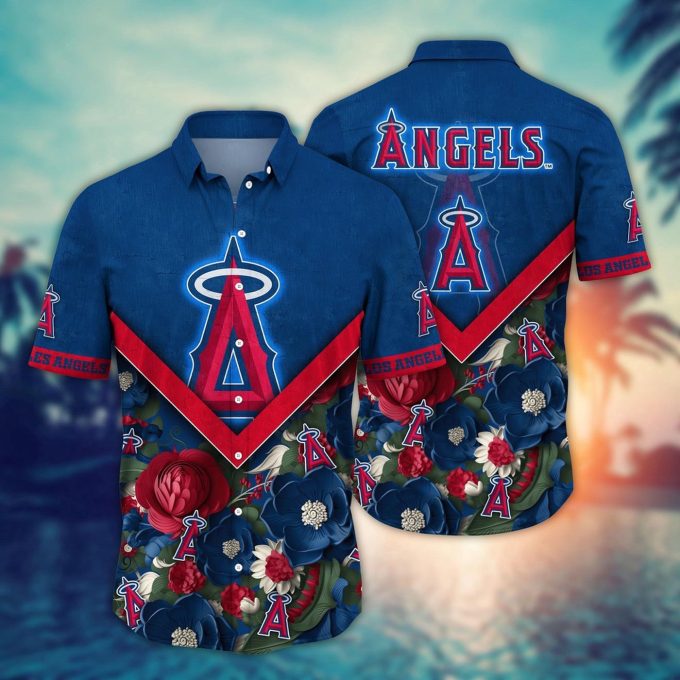 MLB Los Angeles Angels Hawaiian Shirt – Summer Swing for Sport Fans
