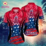 MLB Los Angeles Angels Hawaiian Shirt – Vibrant Aloha for Cool Fans!