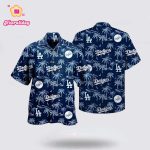 MLB Los Angeles Dodgers Hawaiian Shirt with Coconuts Pattern – Perfect for Fans!