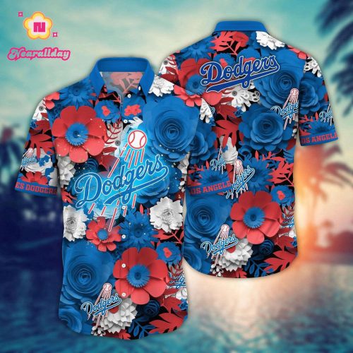Los Angeles Dodgers Hawaiian Shirt: Diamond Dreams for MLB Sport Fans