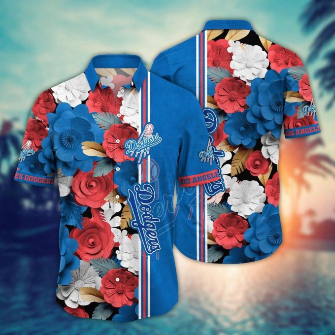 Los Angeles Dodgers Hawaiian Shirt: Floral Fashion for MLB Sport Fans