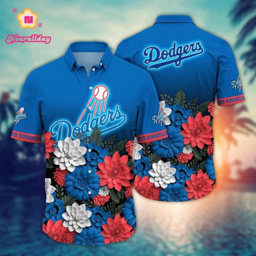 Los Angeles Dodgers Hawaiian Shirt - Hawaiian Heatwave for Sport Fans