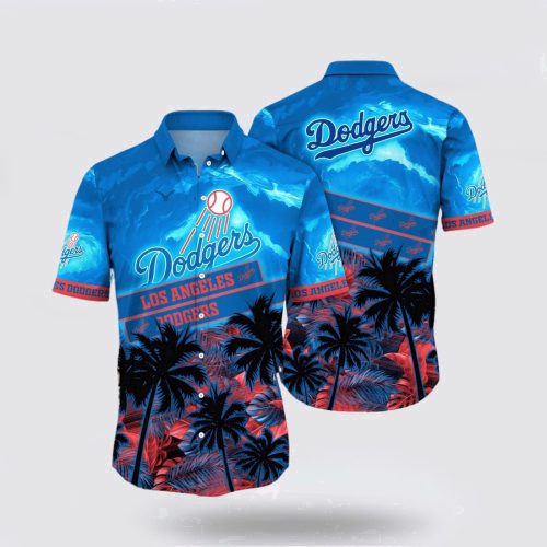 MLB Los Angeles Dodgers Hawaiian Shirt – Embrace Tropical Fan Style!