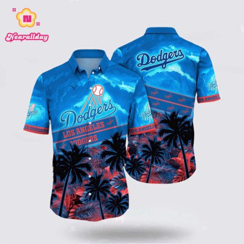 MLB Los Angeles Dodgers Hawaiian Shirt – Embrace Tropical Fan Style!