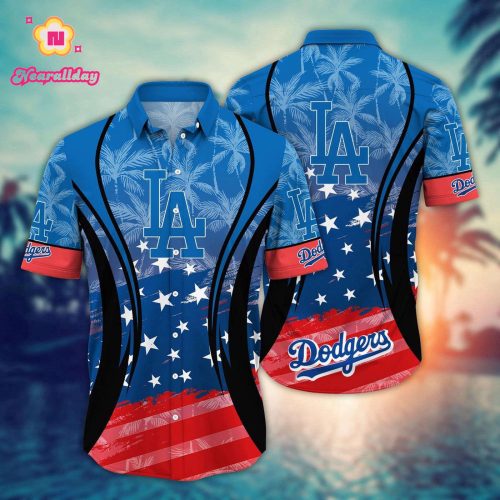 MLB Los Angeles Dodgers Hawaiian Shirt - Vibrant Aloha for Cool Fans