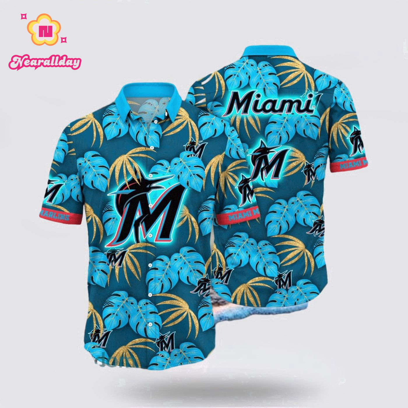 MLB Miami Marlins Hawaiian Shirt: Chic Coastal Vibes for Stylish Summer Fans MLB Miami Marlins Hawaiian Shirt: Chic Coastal Vibes for Stylish Summer Fans