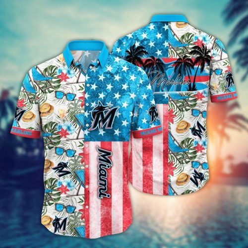 MLB Miami Marlins Hawaiian Shirt: Official Flower Home Run Threads for Fans
